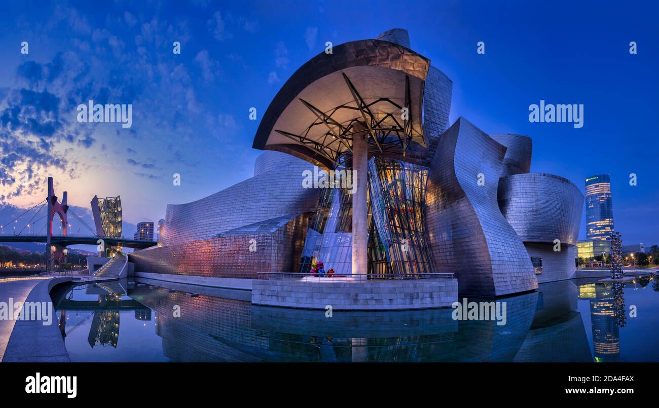 Guggenheim Museum, Bilbao, Pays Basque, Espagne Banque D'Images