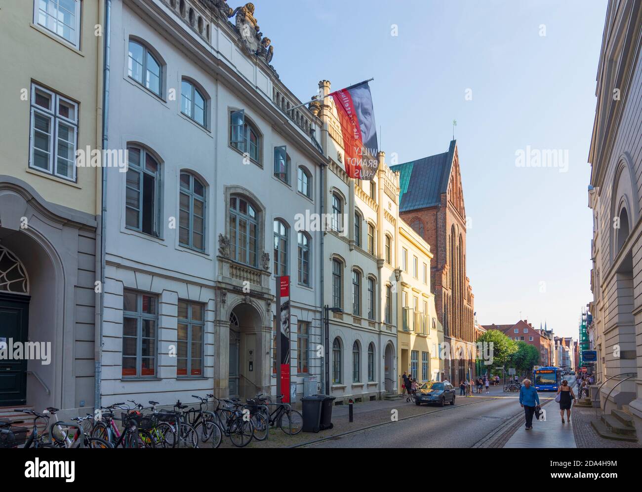 Lübeck: musée Willy-Brandt-Haus, Ostsee (Mer Baltique), Schleswig-Holstein, Allemagne Banque D'Images