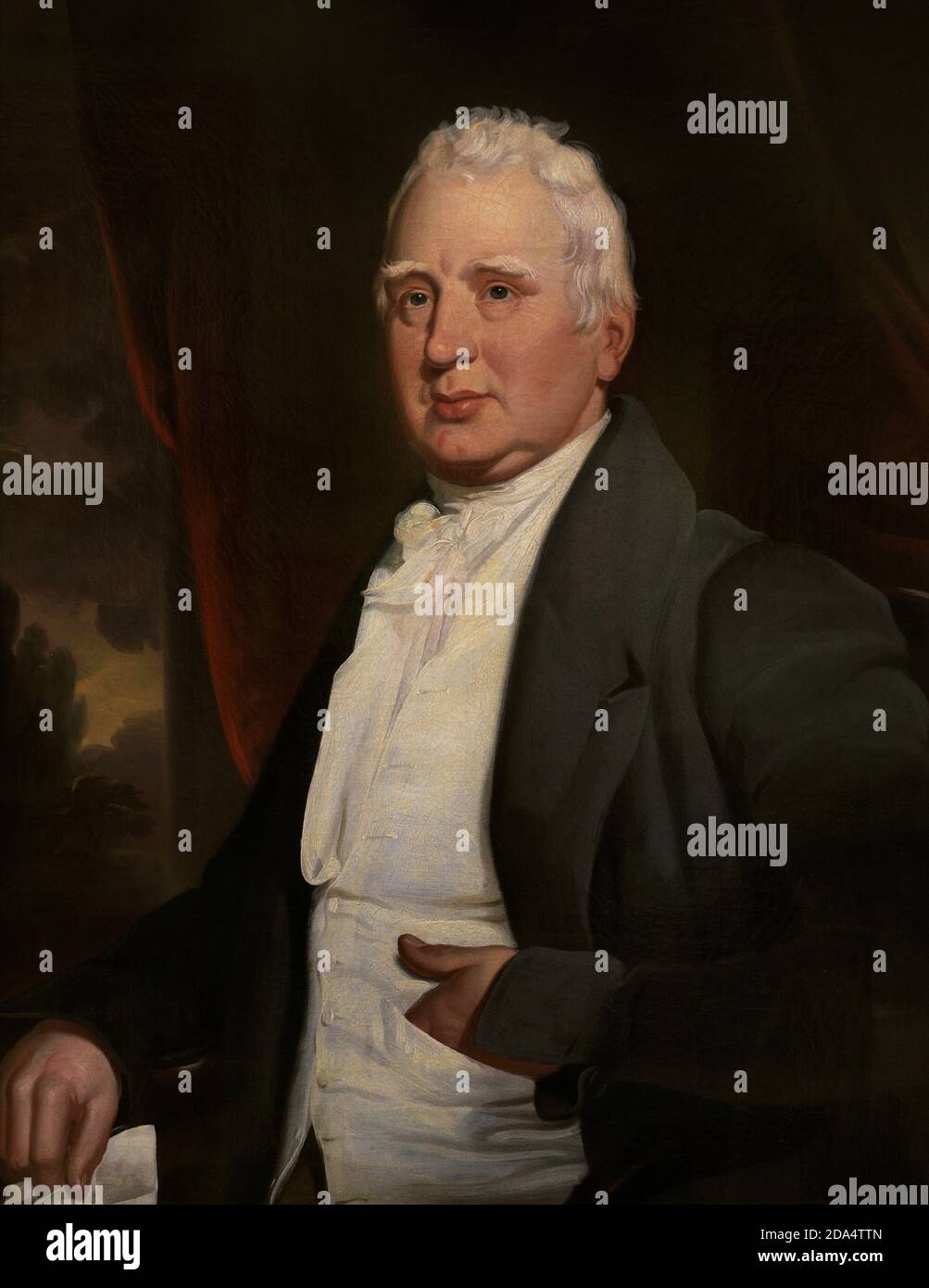 William Cobbett (1763-1835). Journaliste et politicien anglais radical. Portrait, peut-être par George Cooke (1781-1834). Huile sur toile (91,4 x 71,1 cm), c. 1831. Musée national du portrait. Londres, Angleterre, Royaume-Uni. Banque D'Images