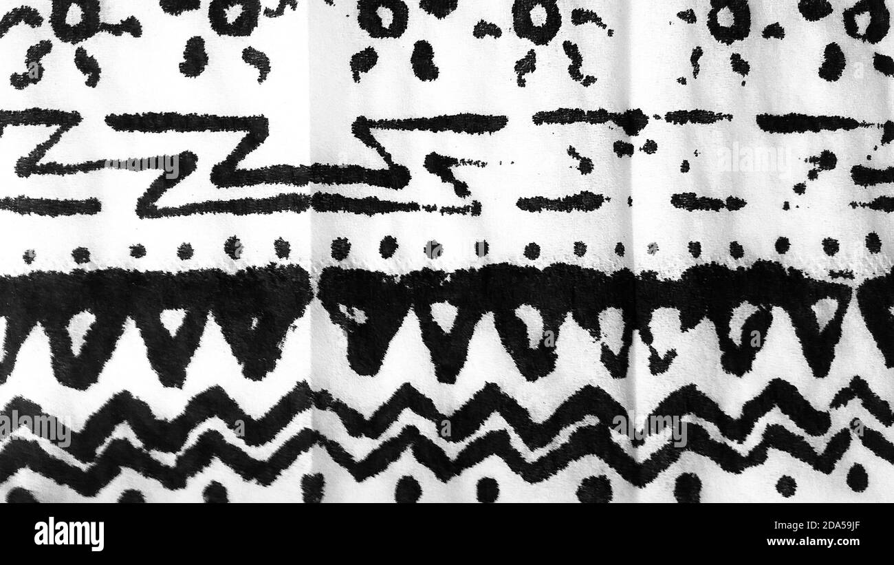 Arrière-plan sans couture, composé de motifs multicolores. Art moderne abstrait. Sale art avec motif teint par nouage. Modèle de bannière aquarelle moderne Banque D'Images