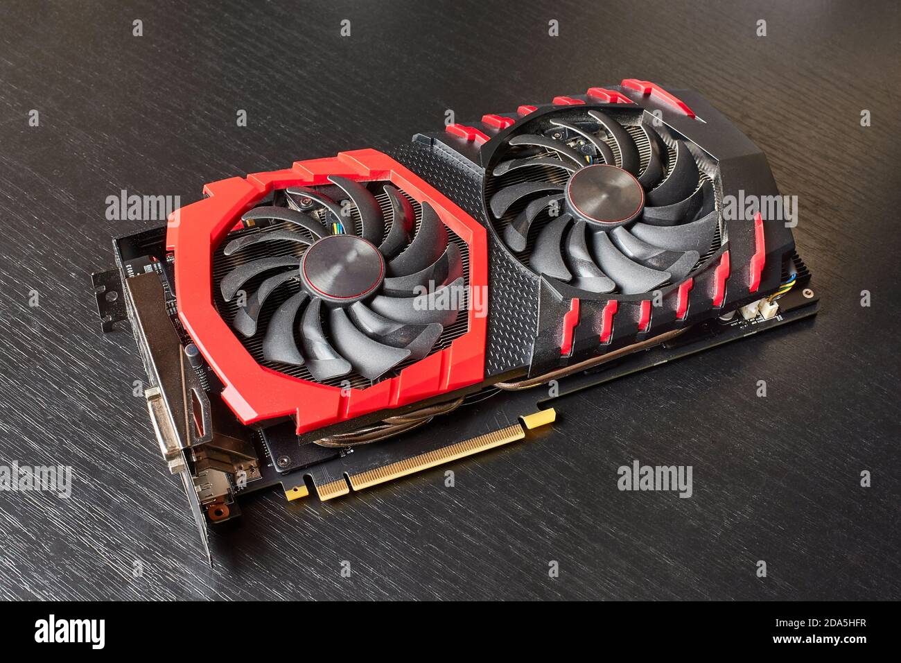 Carte graphique avec ventilateurs Banque D'Images