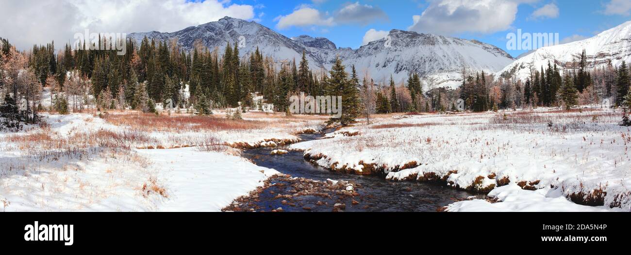 Panoramas des Kananaskis Banque D'Images