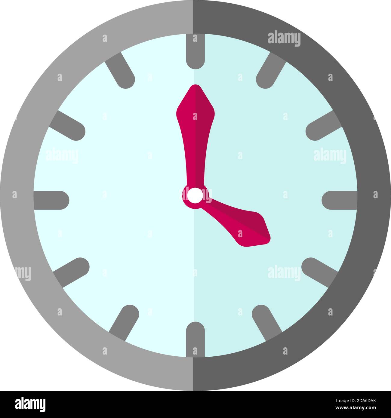 Illustration de l'icône représentant une horloge ou un appareil domestique Illustration de Vecteur
