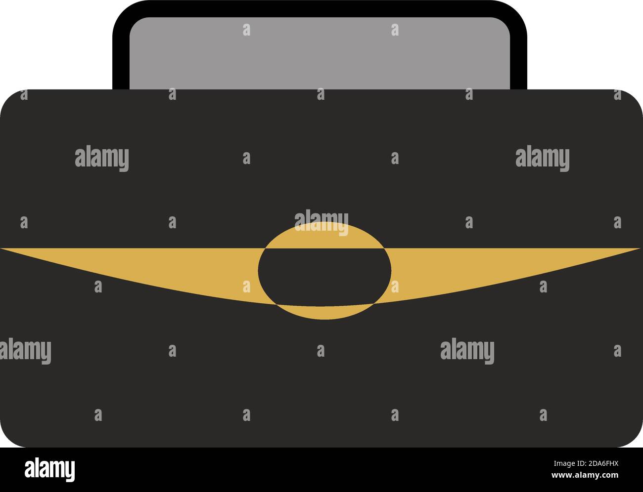 Icône de vecteur de porte-documents.icône plate de Briefcase.icône de sac d'achats . Lorem Ipsum Illustration conception. Illustration de Vecteur
