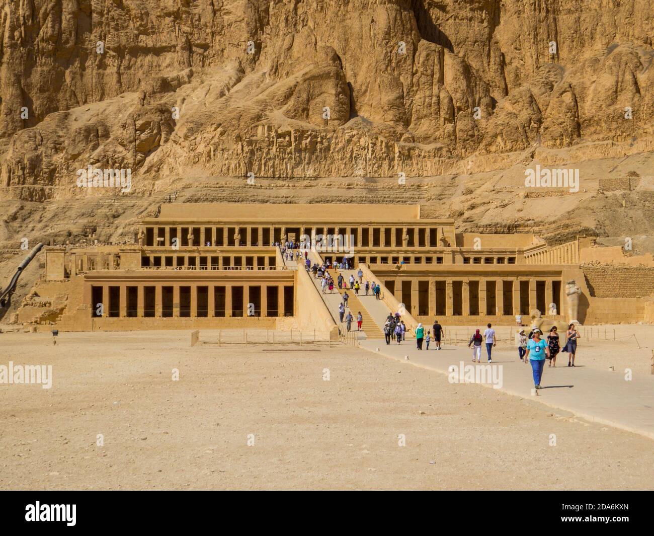 Temple Mortuaire De Hatshepsut, Egypte Banque D'Images