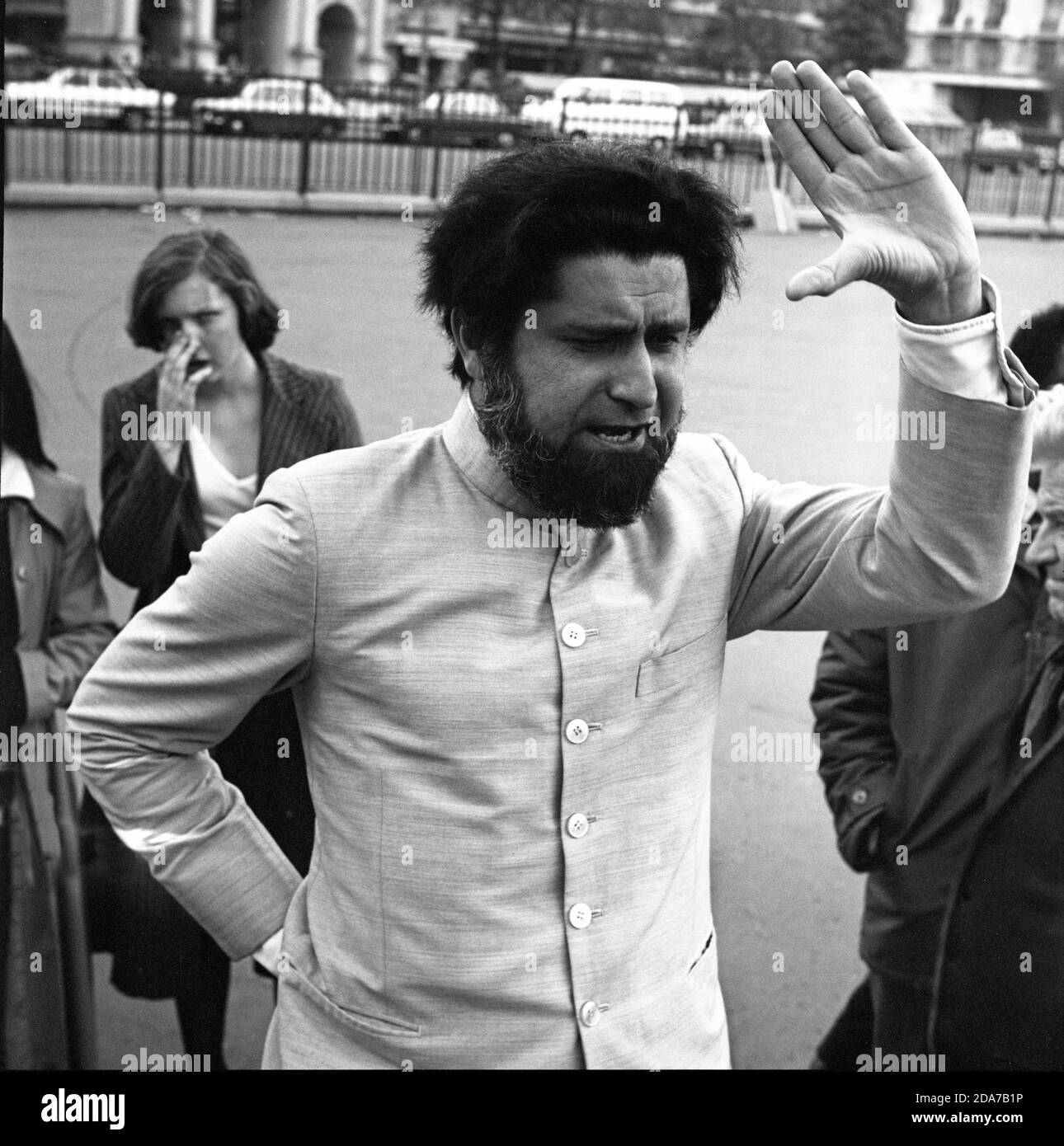 Speakers Corner, Hyde Park, Londres, Angleterre, 1977 Banque D'Images