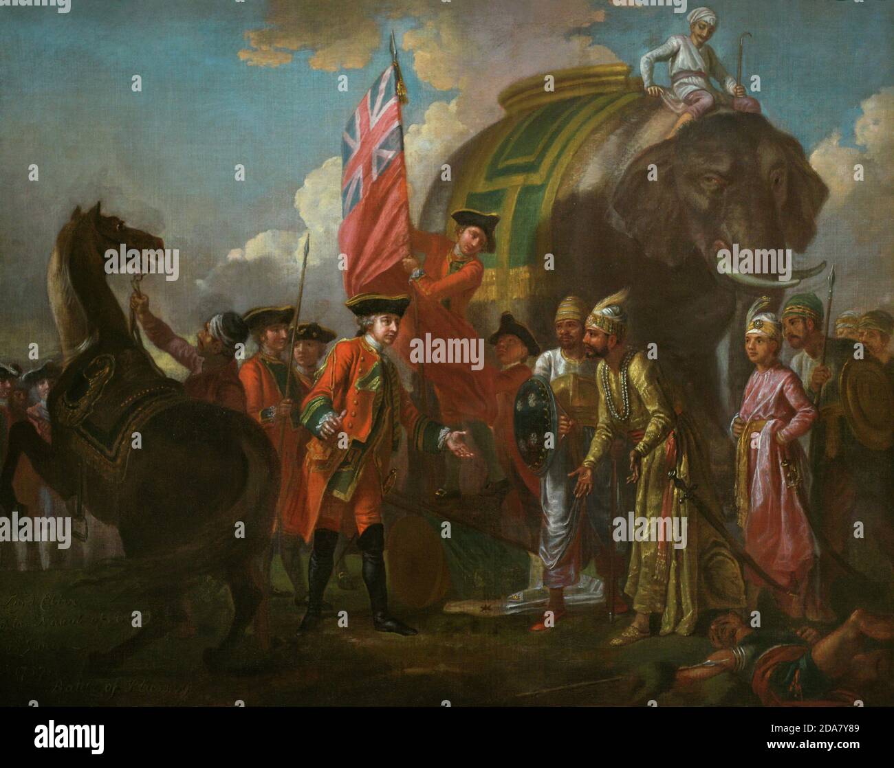 Compagnie britannique des indes orientales Banque de photographies et d