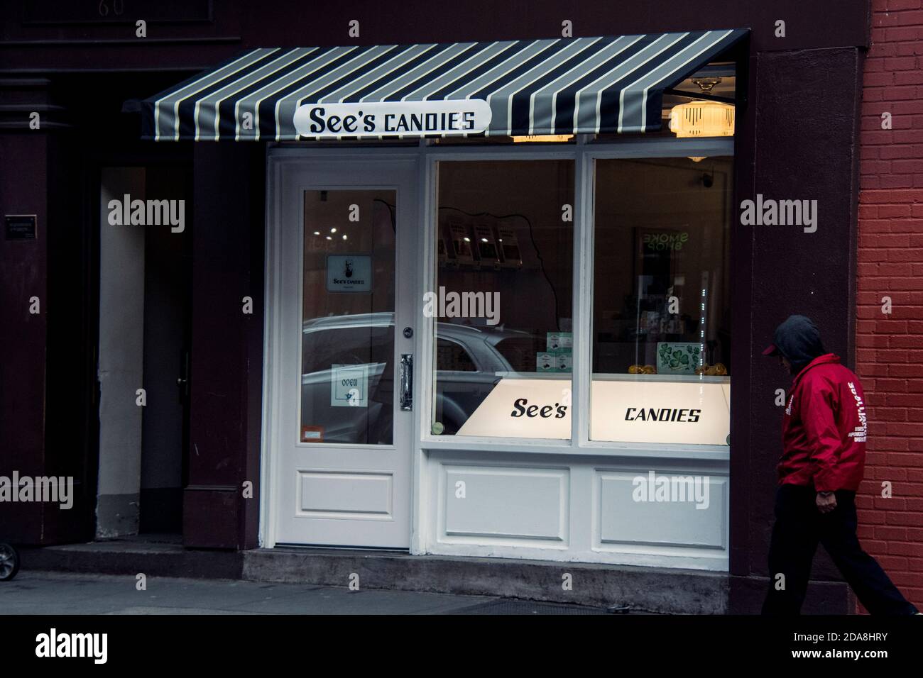 La boutique de Greenwich Village des Candies de See se trouve au 60 W. 8th Street, le seul magasin de détail de See à New York, aux États-Unis d'Amérique Banque D'Images