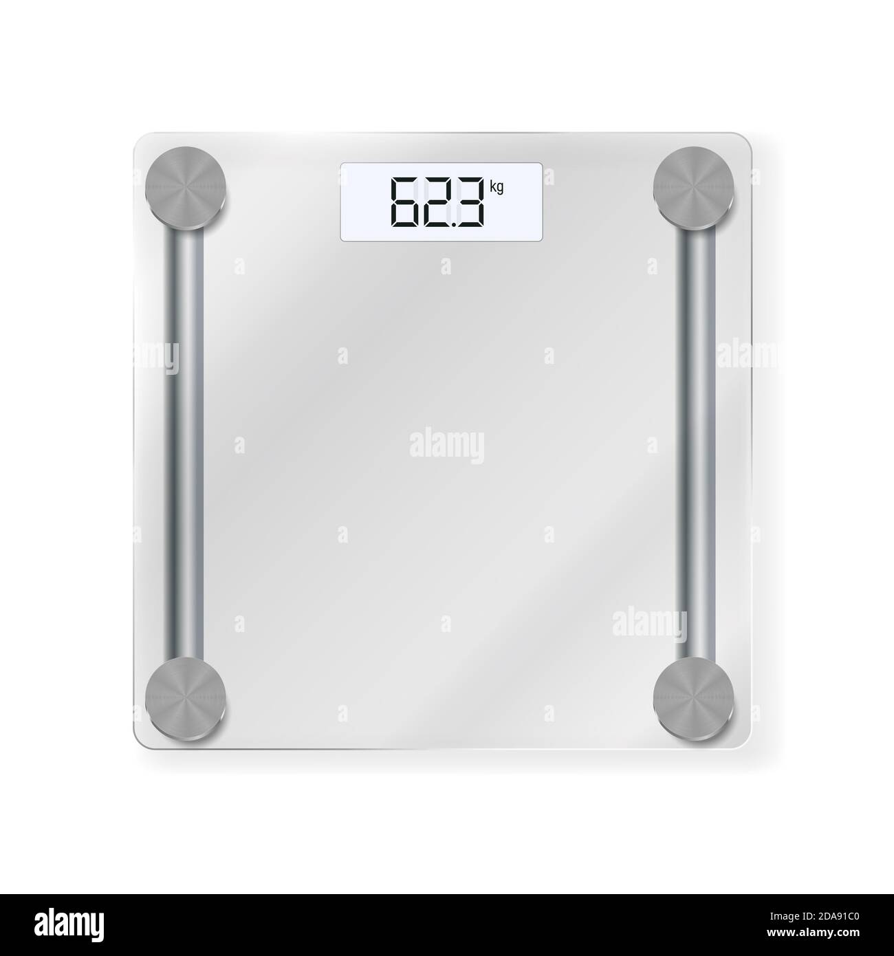 Icône de pèse-personne électronique pour mesurer le poids humain.  Illustration Photo Stock - Alamy