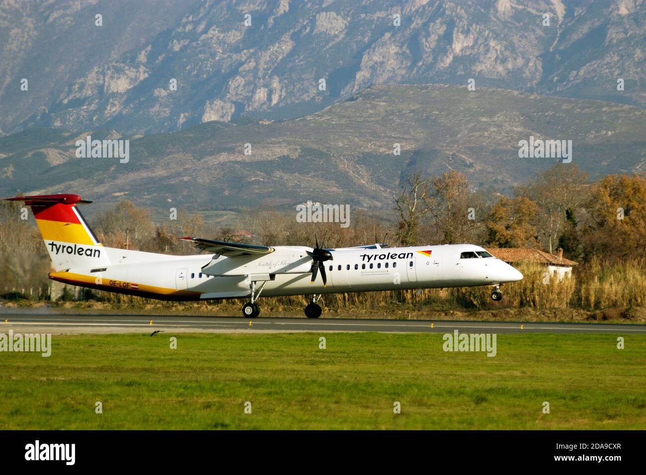 Aéroport de mère Theresa, Tirana, Albanie Banque D'Images