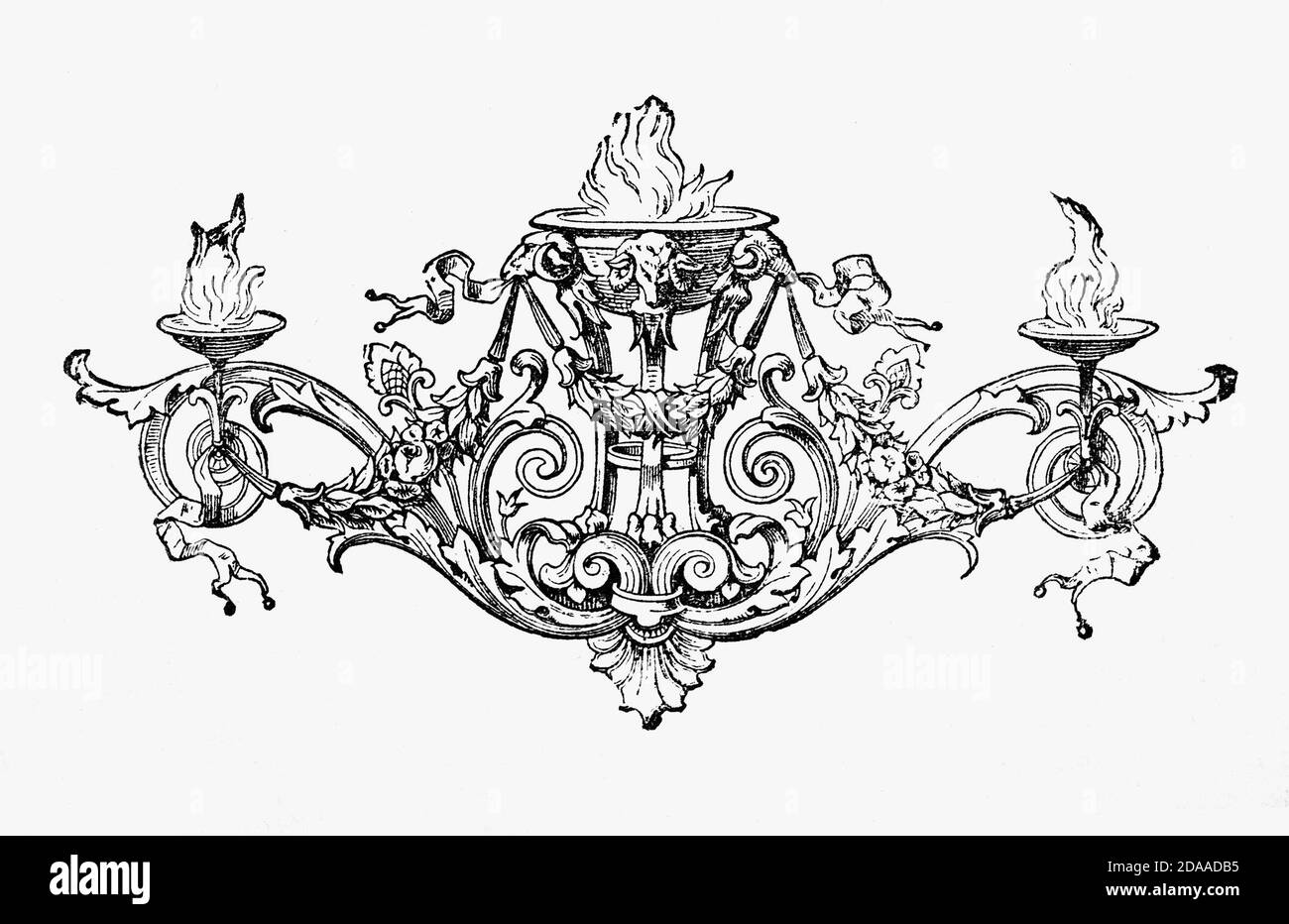 L'espace entre les paragraphes d'une rupture de section est parfois accompagné de symboles ornementaux. Un tel dispositif typographique peut être spécifiquement appelé dinkus, symbole de saut d'espace, séparateur de paragraphe, séparateur de paragraphe, séparateur horizontal, saut de pensée, ou comme un exemple de filigrane ou de fleuron. Les sauts de section ornementaux peuvent être créés à l'aide de glyphes, de lignes de lozenges, de dingbats ou d'autres symboles divers. Banque D'Images