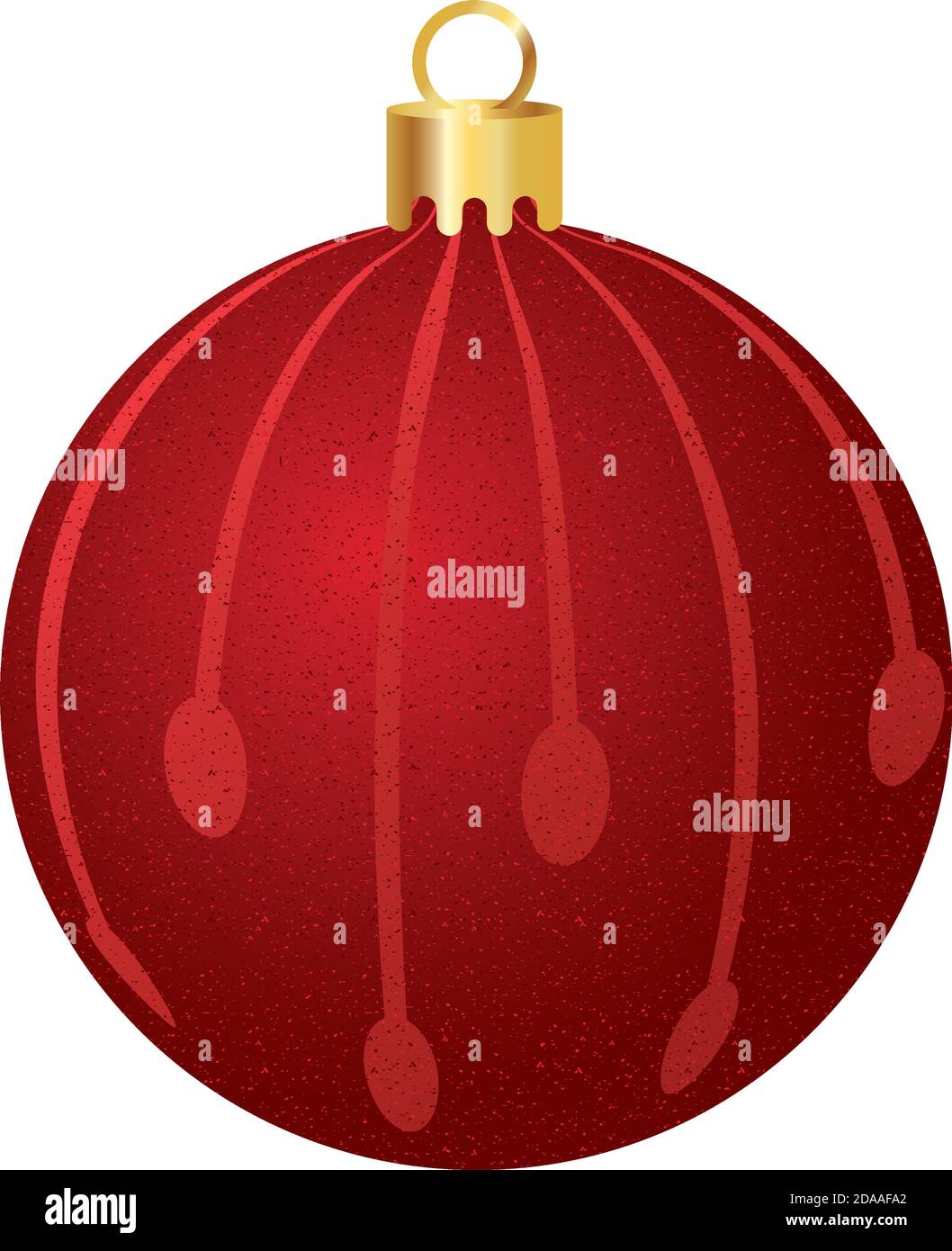 Joyeux Noel Rouge Boule Motif Illustration Image Vectorielle Stock Alamy