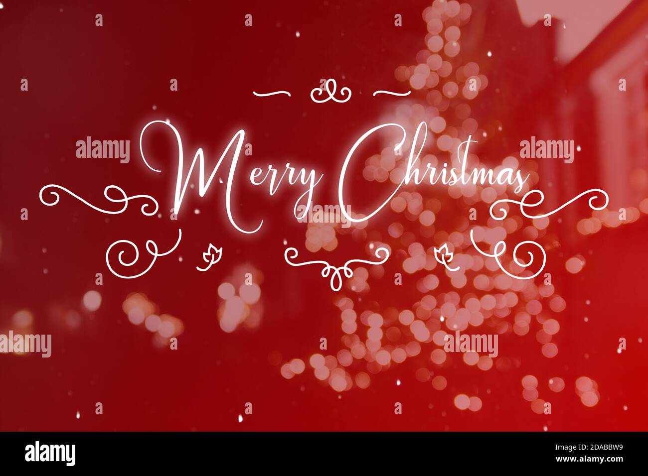 Carte postale Joyeux Noël sur fond de Noël Banque D'Images Carte postale Joyeux Noël sur fond de Noël Banque D'Images