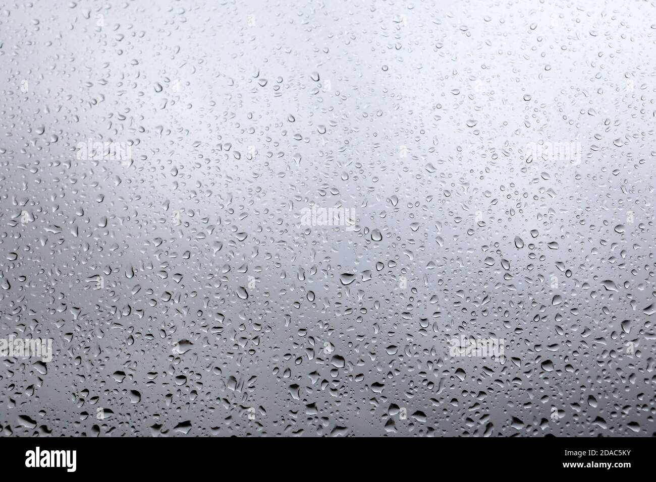 Gouttes de pluie sur la vitre. Gouttes d'eau, temps pluvieux Banque D'Images