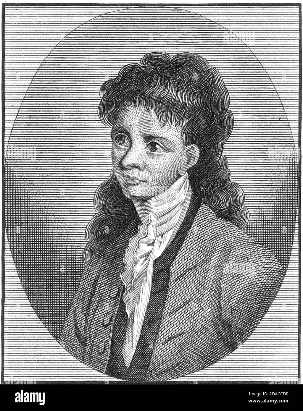 THOMAS CHATTERTON (1752-1770) poète anglais qui s'est suicidé à l'âge de 17 ans. Banque D'Images