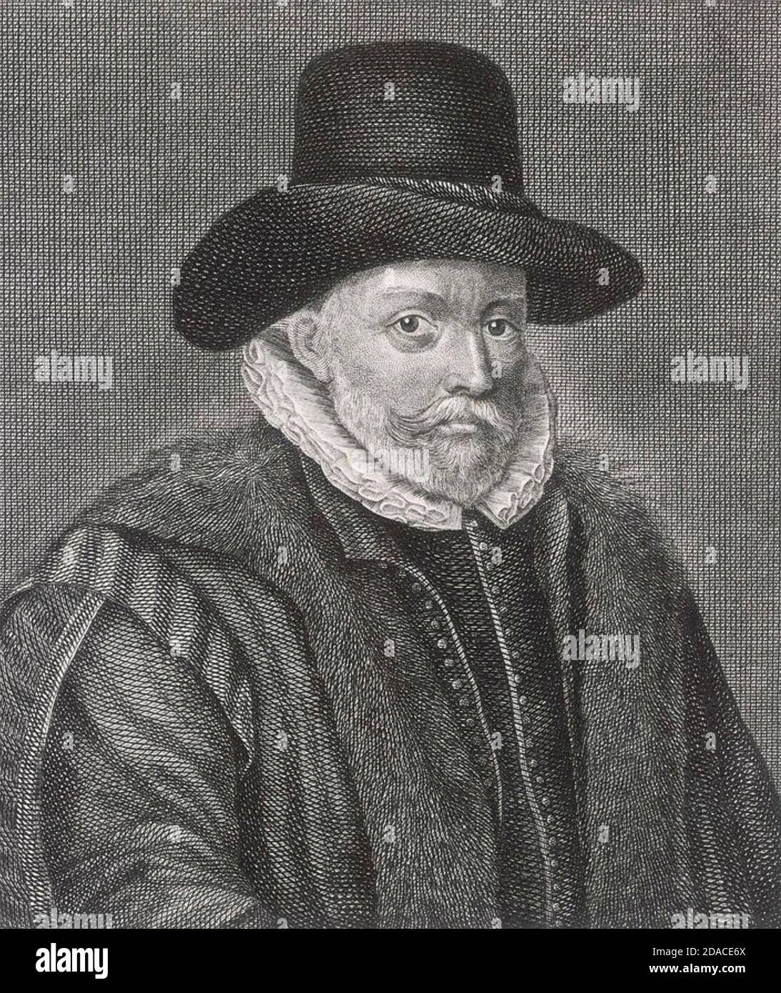 JOHN SPEED (c 1551-1629) cartographe et historien anglais Banque D'Images