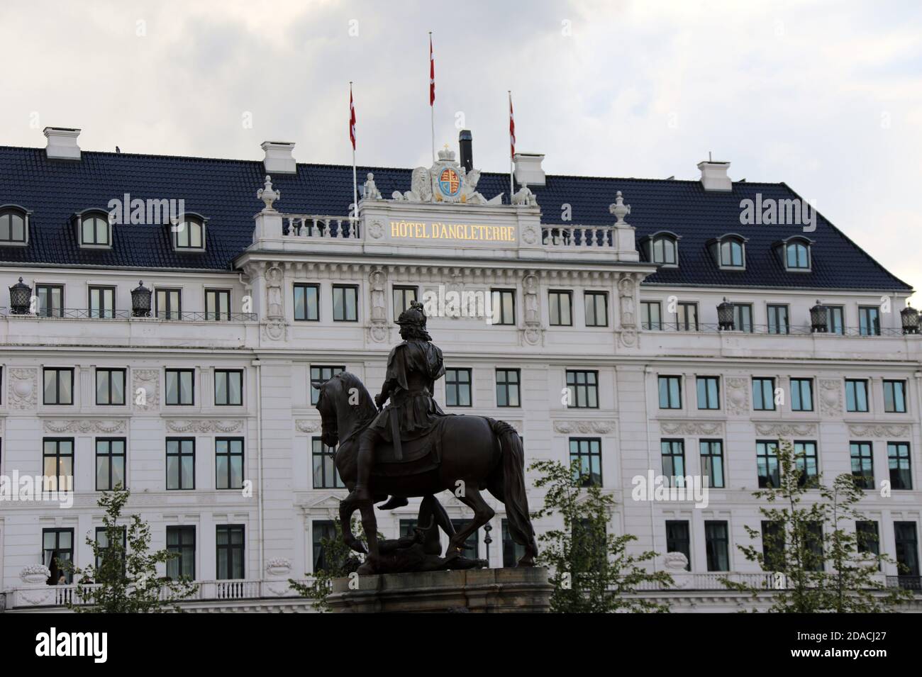 Hôtel emblématique d'Angleterre à Copenhague Banque D'Images