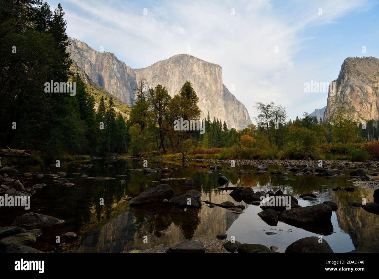Couleurs d'automne dans le parc national de Yosemite Banque D'Images