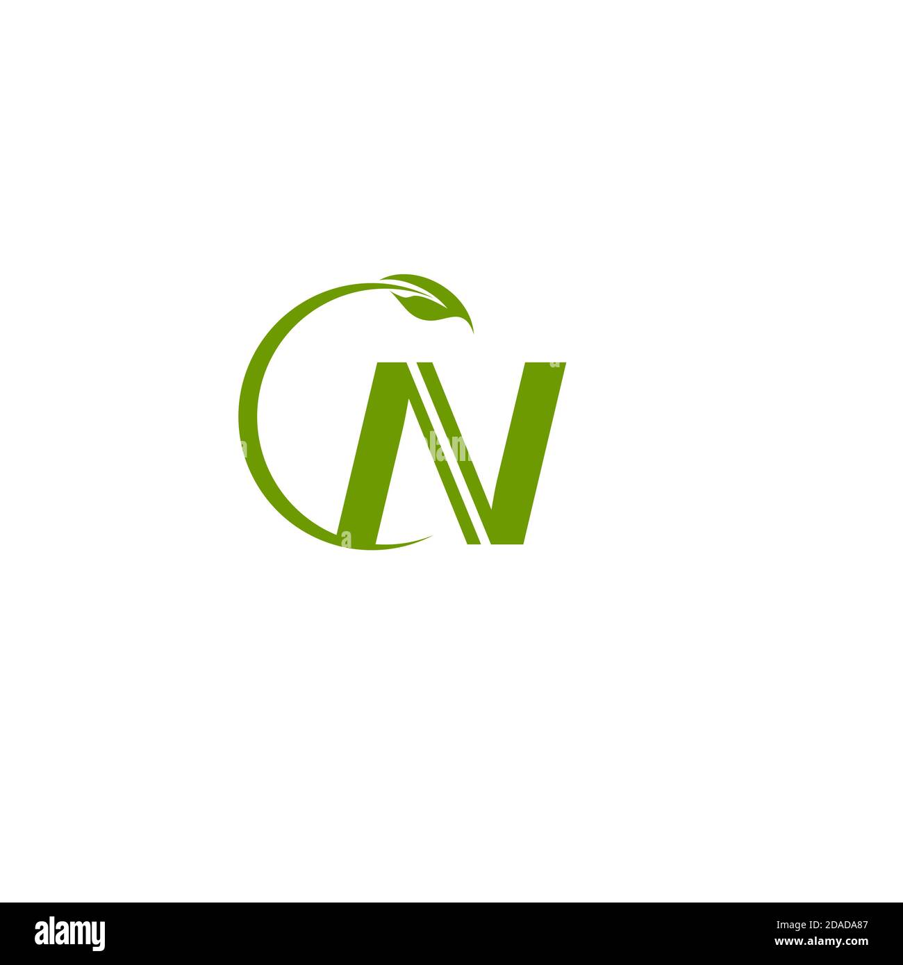 Magnifique logo nature Illustration de Vecteur