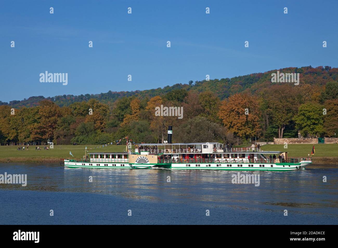 Géographie / Voyage, Allemagne, Saxe, Dresde, bateau d'excursion Pillnitz sur l'Elbe, Additional-Rights-Clearance-Info-non-disponible Banque D'Images