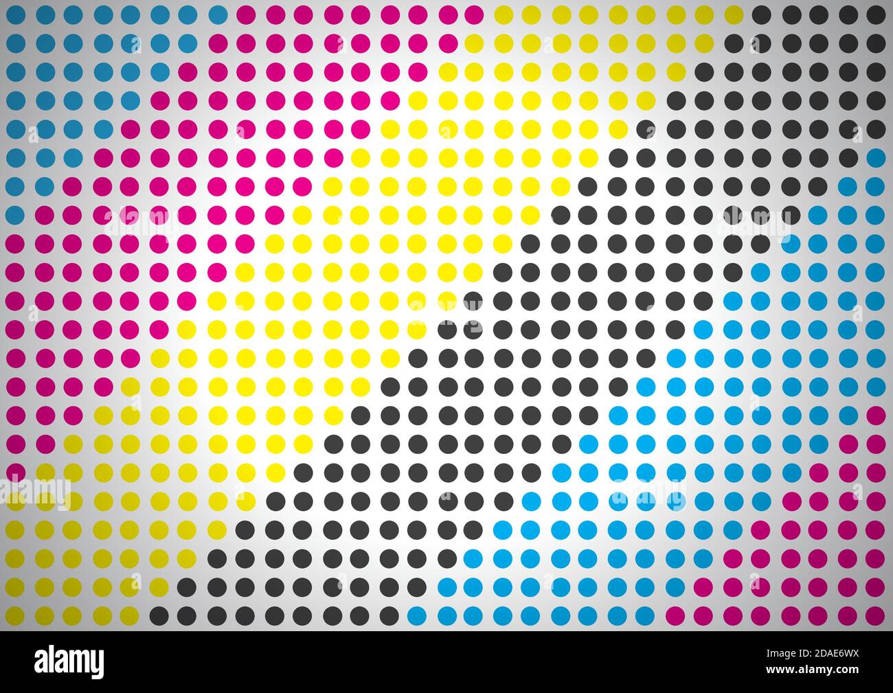 Arrière-plan géométrique abstrait, points et formes de cercle. Tester le concept d'impression Illustration de Vecteur