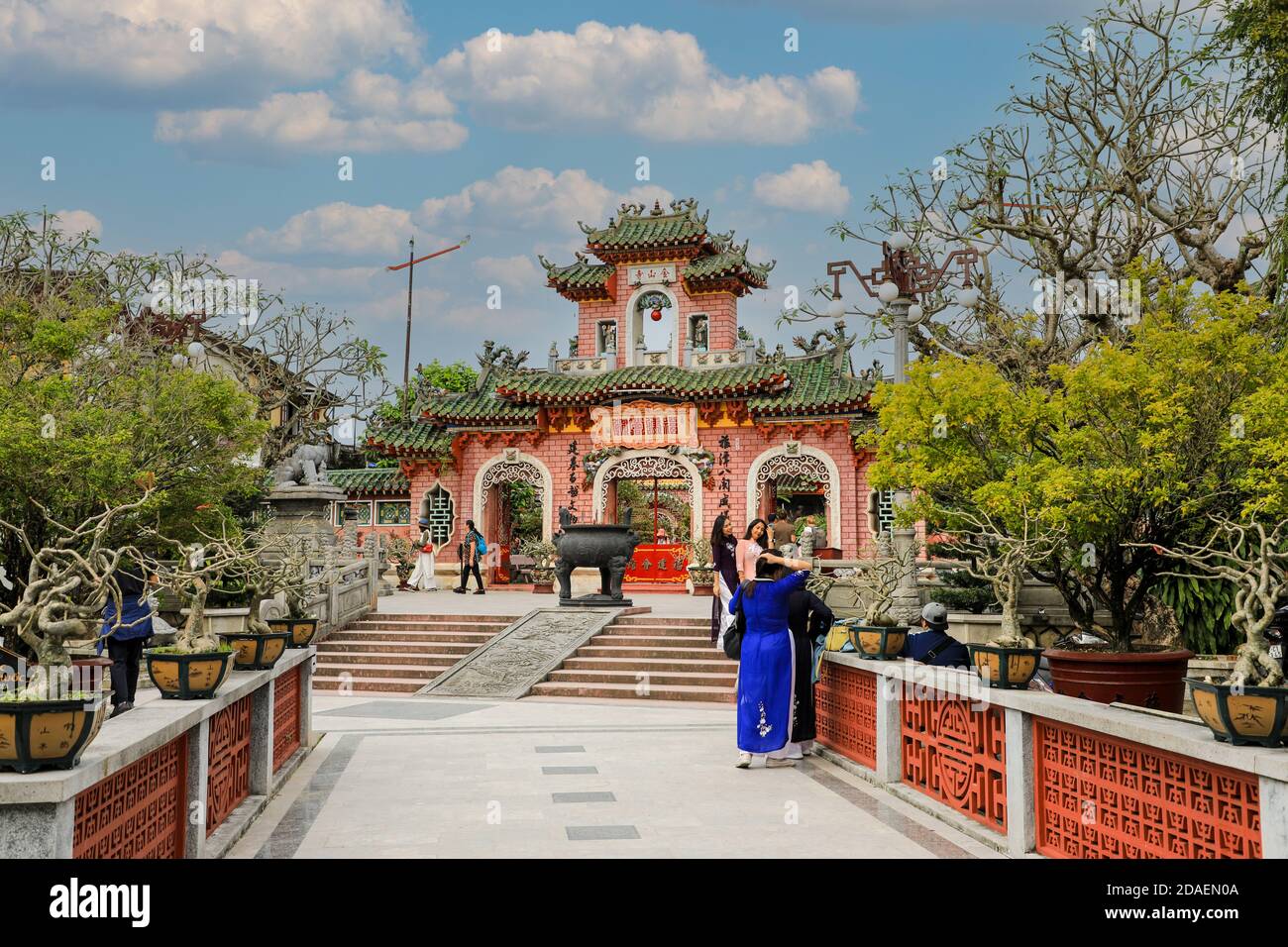 La salle de l'Assemblée chinoise, Hoi an, Vietnam, Asie Banque D'Images