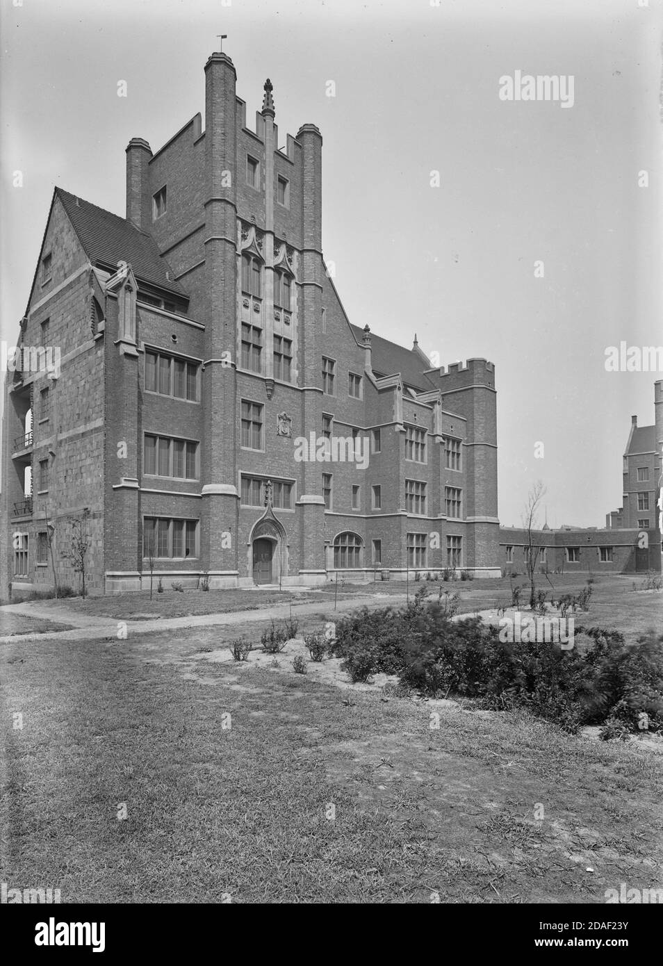 Élévation de la section de l'Université de l'Illinois College of Medicine, Chicago, Illinois, vers 1923-1936. Banque D'Images