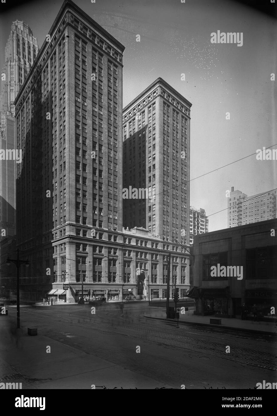 Burnham Building, également connu sous le nom de State of Illinois Building, l'architecte Burnham Brothers, à Chicago, Illinois, vers 1923-1936. Banque D'Images