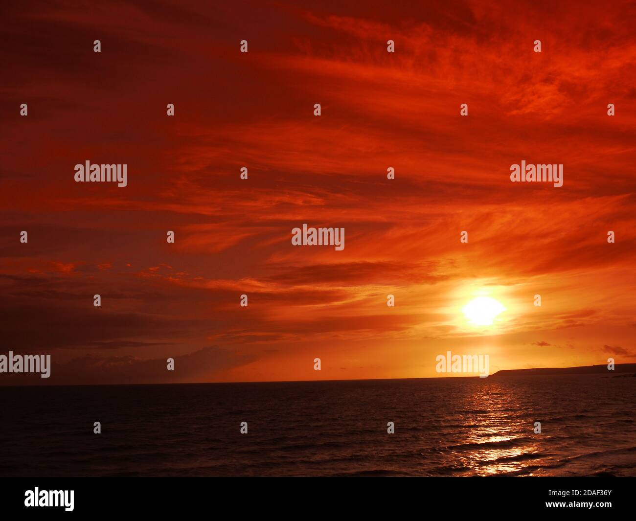 Challborough Bay et Burgh Island, Devon, Royaume-Uni. Banque D'Images