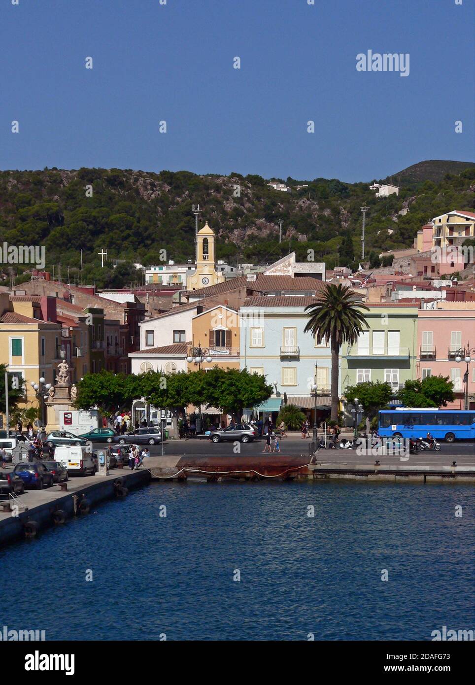 Carloforte, île de San Pietro, en Sardaigne, Italie Banque D'Images