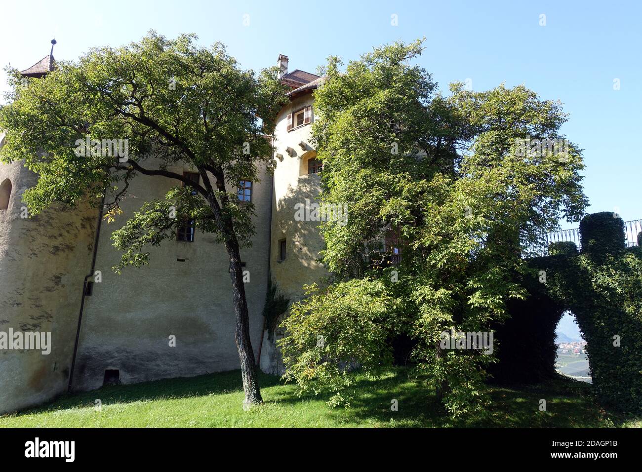 Schloss Schenna, Südtirol, Italie Banque D'Images