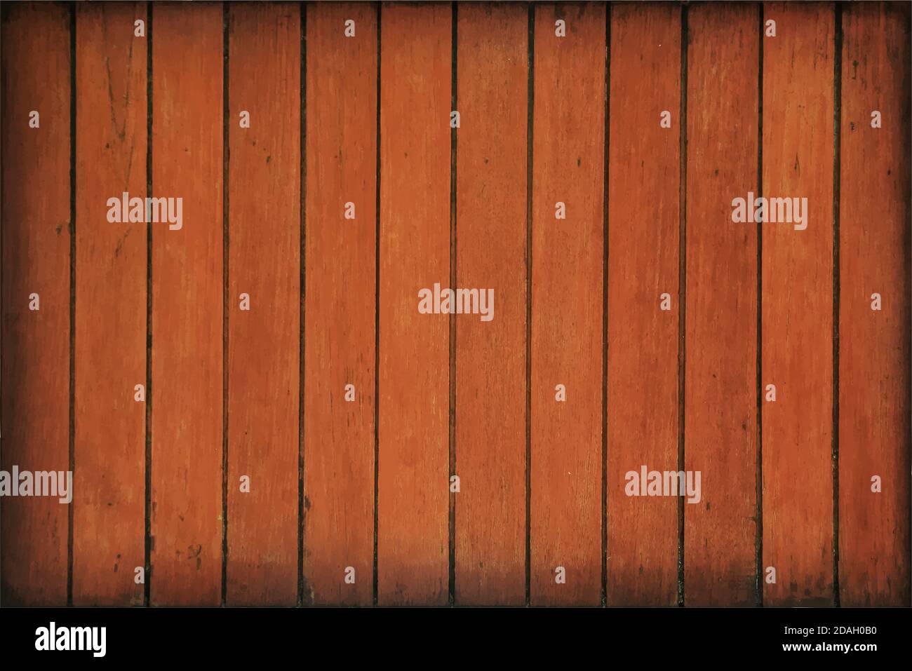 Illustration vectorielle texture d'arrière-plan de bois brun vertical ancien vintage planches Illustration de Vecteur