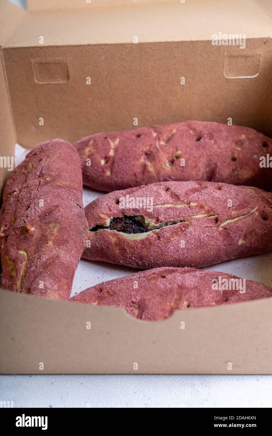 Pain de pommes de terre sucrées Banque D'Images