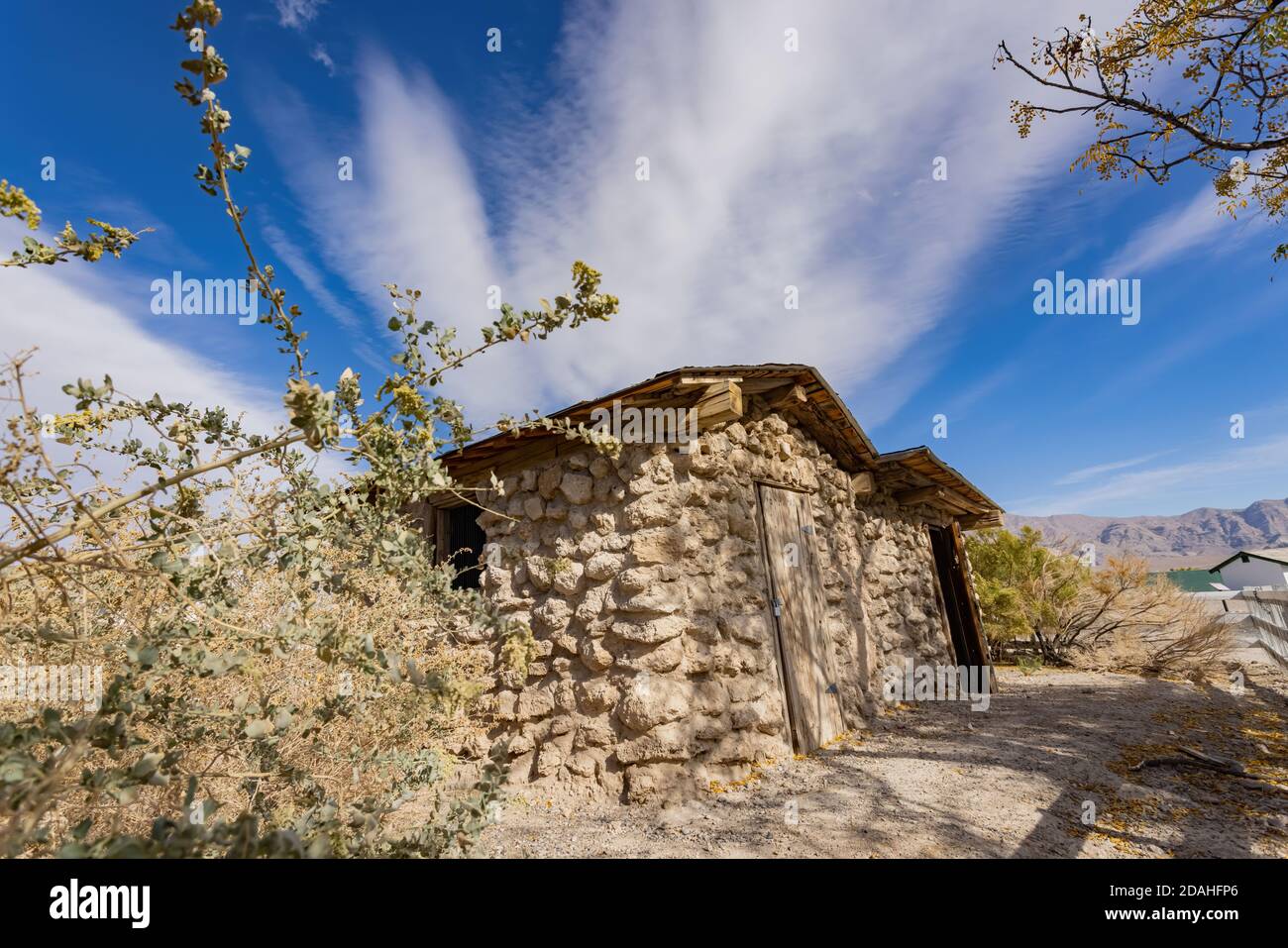 Vue du matin sur le parc Floyd Lamb de Las Vegas, Nevada Banque D'Images