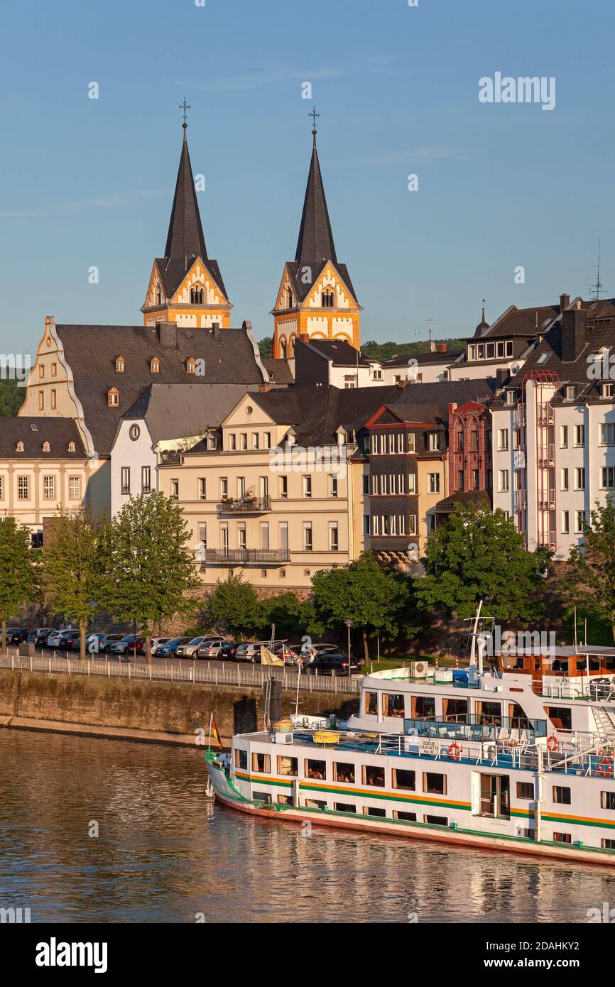 Géographie / voyage, Allemagne, Rhénanie-Palatinat, Koblenz, navires à passagers vers la Moselle en , informations-supplémentaires-sur-droits-dédouanement-non-disponibles Banque D'Images