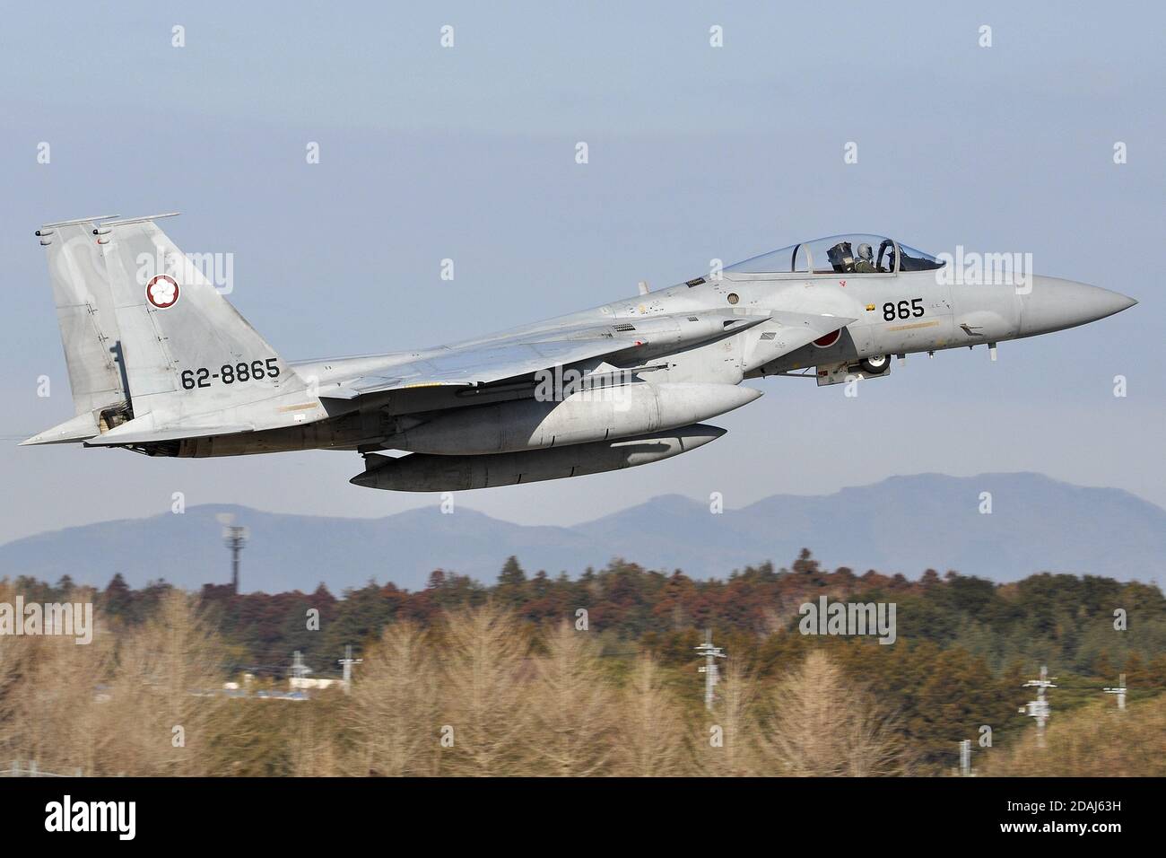 MCDONNELL-DOUGLAS F-15J EAGLE DE LA FORCE AÉRIENNE JAPONAISE D'AUTODÉFENSE (JASDF) DU 305 ESCADRON. Banque D'Images