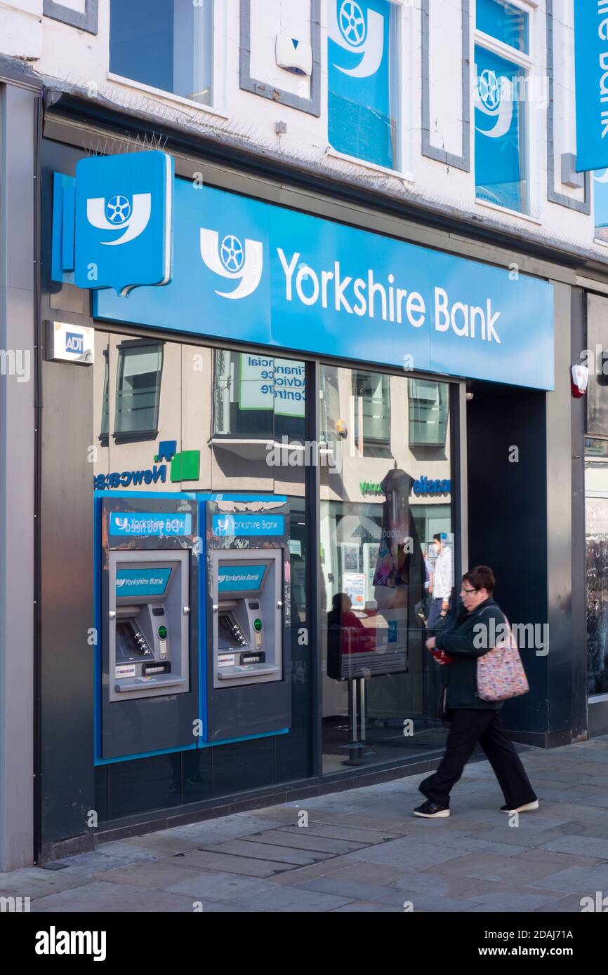 Succursale de la Yorkshire Bank à Newcastle upon Tyne, Royaume-Uni Banque D'Images