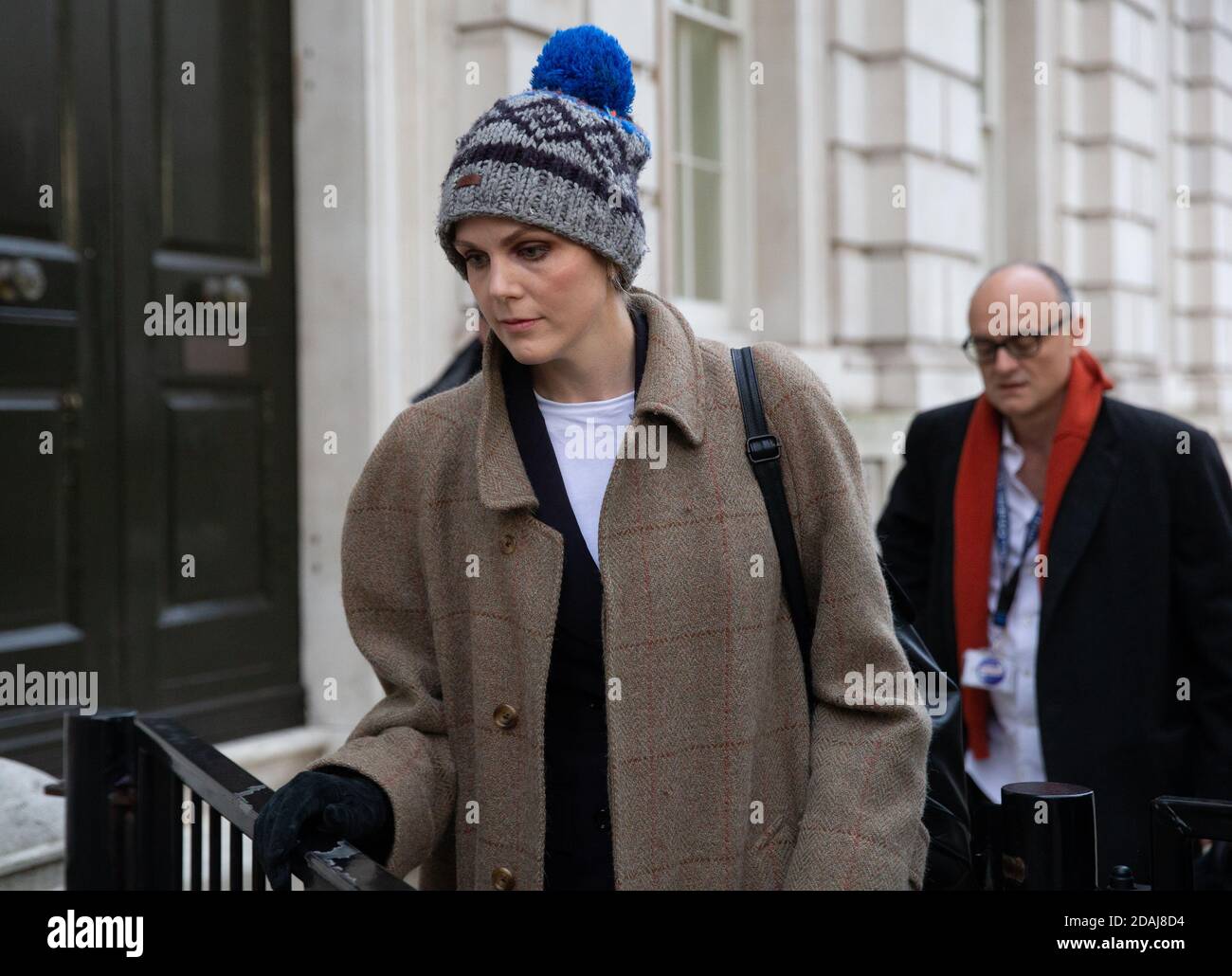 Londres, Royaume-Uni. 13 novembre 2020. Cleo Watson et Dominic Cummings, conseiller politique en chef de Boris Johnson, arrivent à Downing Street. Crédit : Mark Thomas/Alay Live News Banque D'Images