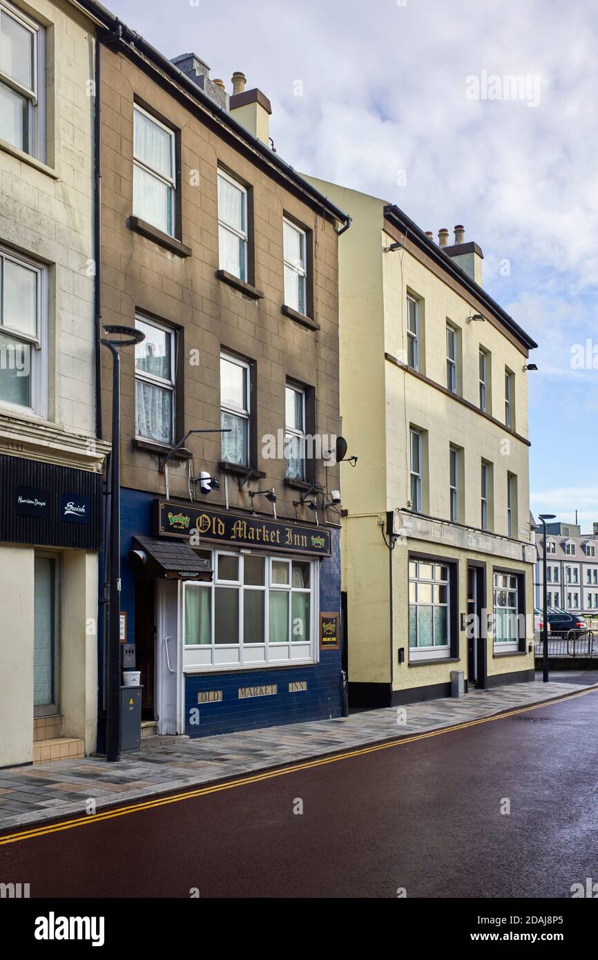 Maison publique Old Market Inn à James Street, Douglas, Île de Man Banque D'Images