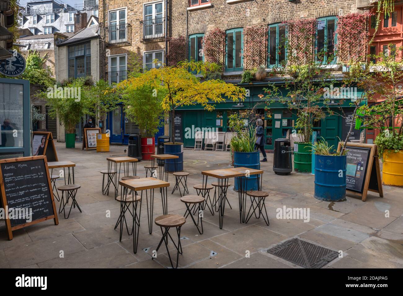 Neal's Yard, Covent Garden. Londres. Banque D'Images