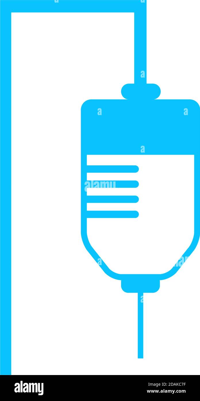 Icône compteur de gouttes plate. Pictogramme bleu sur fond blanc. Symbole d'illustration vectorielle Illustration de Vecteur