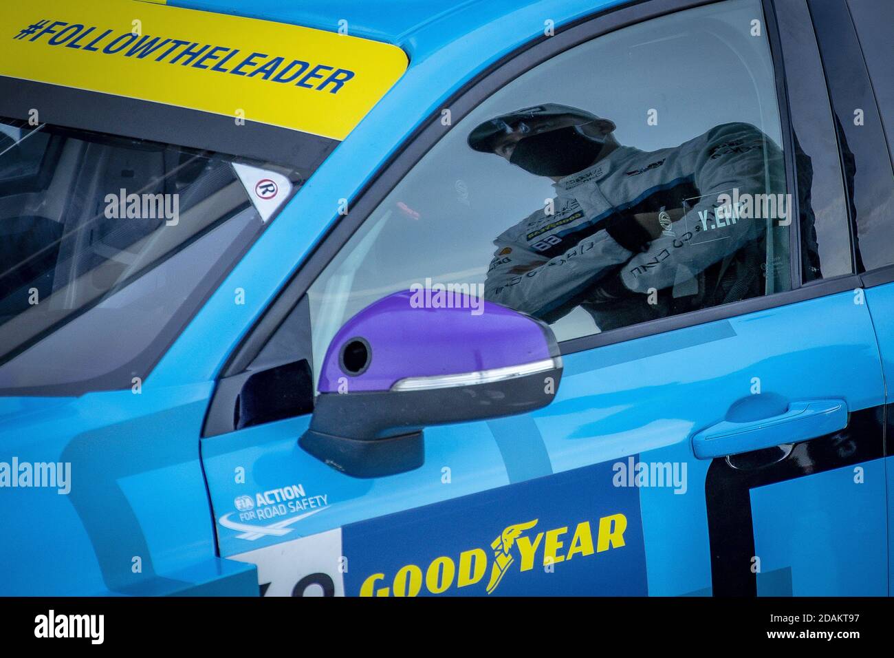 Ehrlacher Yann (fra), Cyan Performance Lynk and Co, Lynk and Co 03 TCR, portrait, lors de la course WTCR 2020 de la FIA d'Aragon, 6ème tour de la FIA World Touring car Cup 2020, sur la Ciudad del Motor de Aragon, du 14 au 15 novembre 2020 à Alcañiz, Aragon, Espagne - photo Paulo Maria / DPPI / LM crédit: Gruppo Editoriale LiveMedia / Alay Live News Banque D'Images