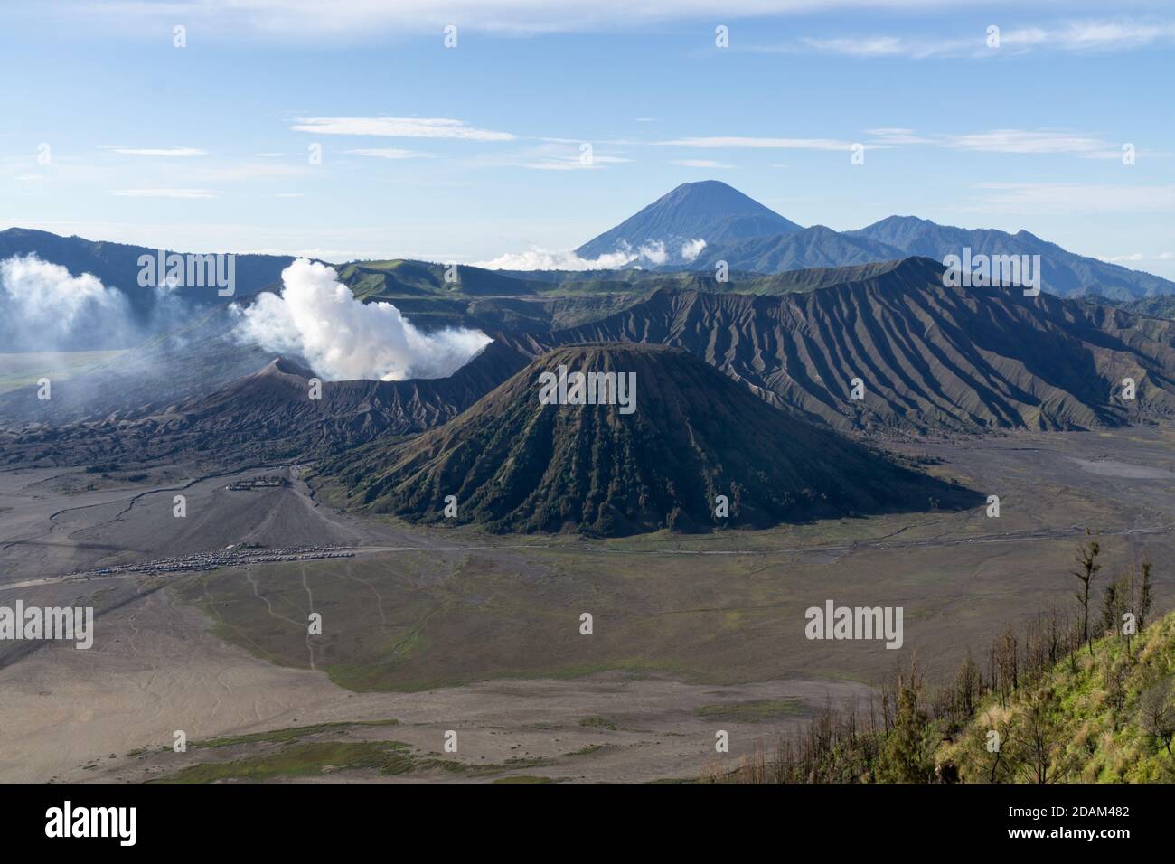 montagne de bromo à malang indonésie Banque D'Images