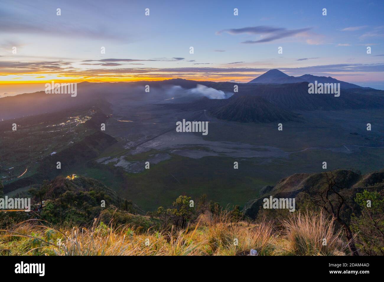 montagne de bromo à malang indonésie Banque D'Images