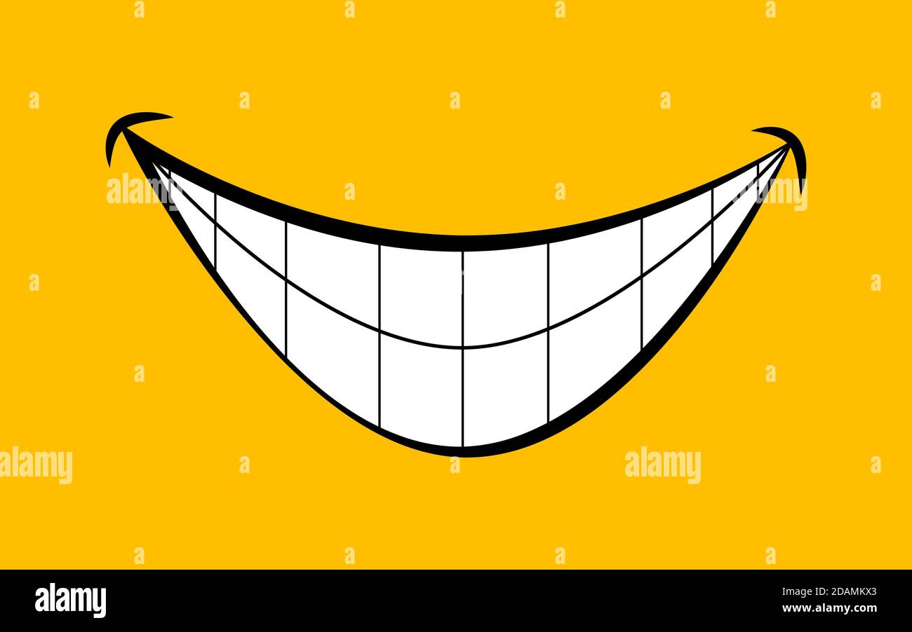 Monde sourit jour heureux, souriant chaque jour gaies pensées smileys visage émotion smiley lèvres symbole dessiner souriant lèvres. Dessin animé de Tiktok Illustration de Vecteur