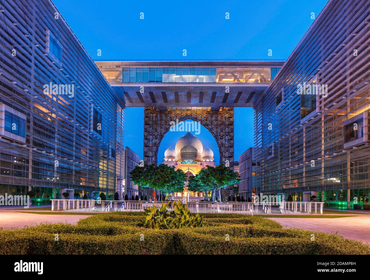 Le Palais de Justice de Putrajaya, Malaisie. Banque D'Images