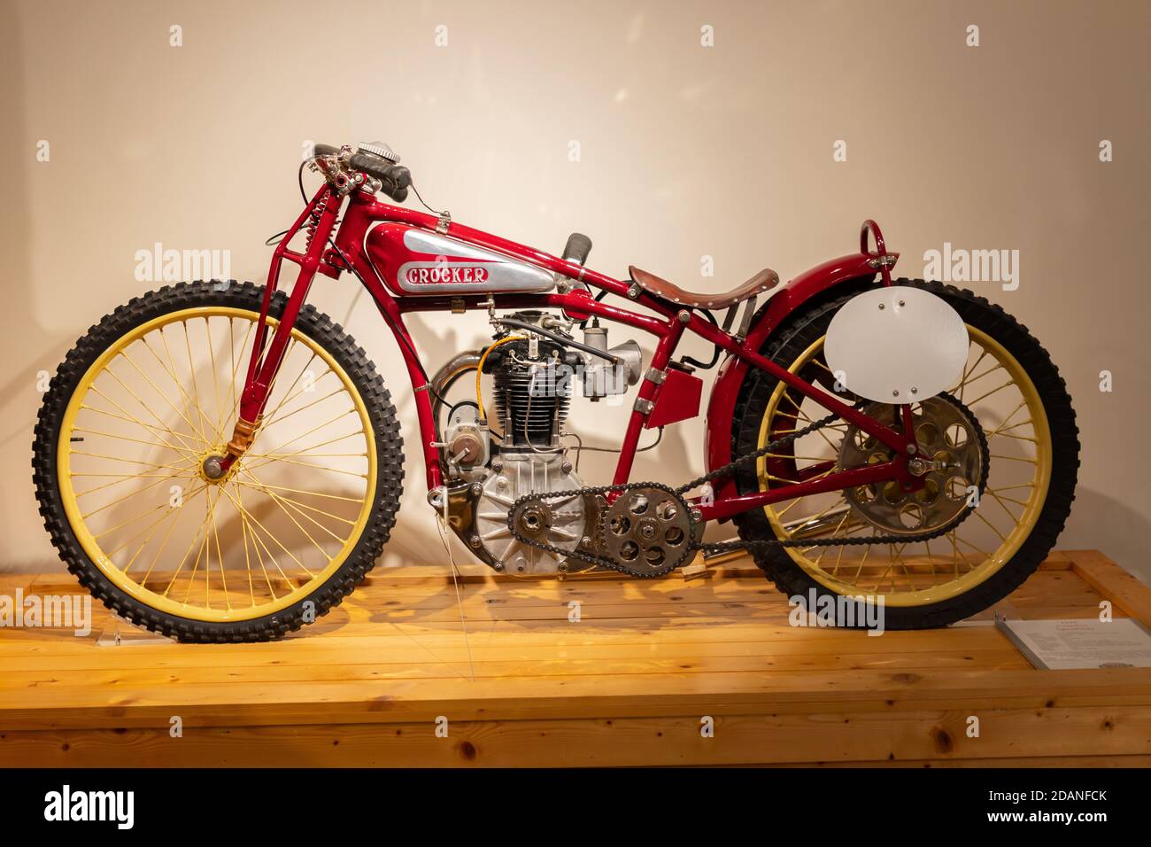 Vintage Crocker Racing moto au musée Barber Motorsport Leeds Alabama Banque D'Images