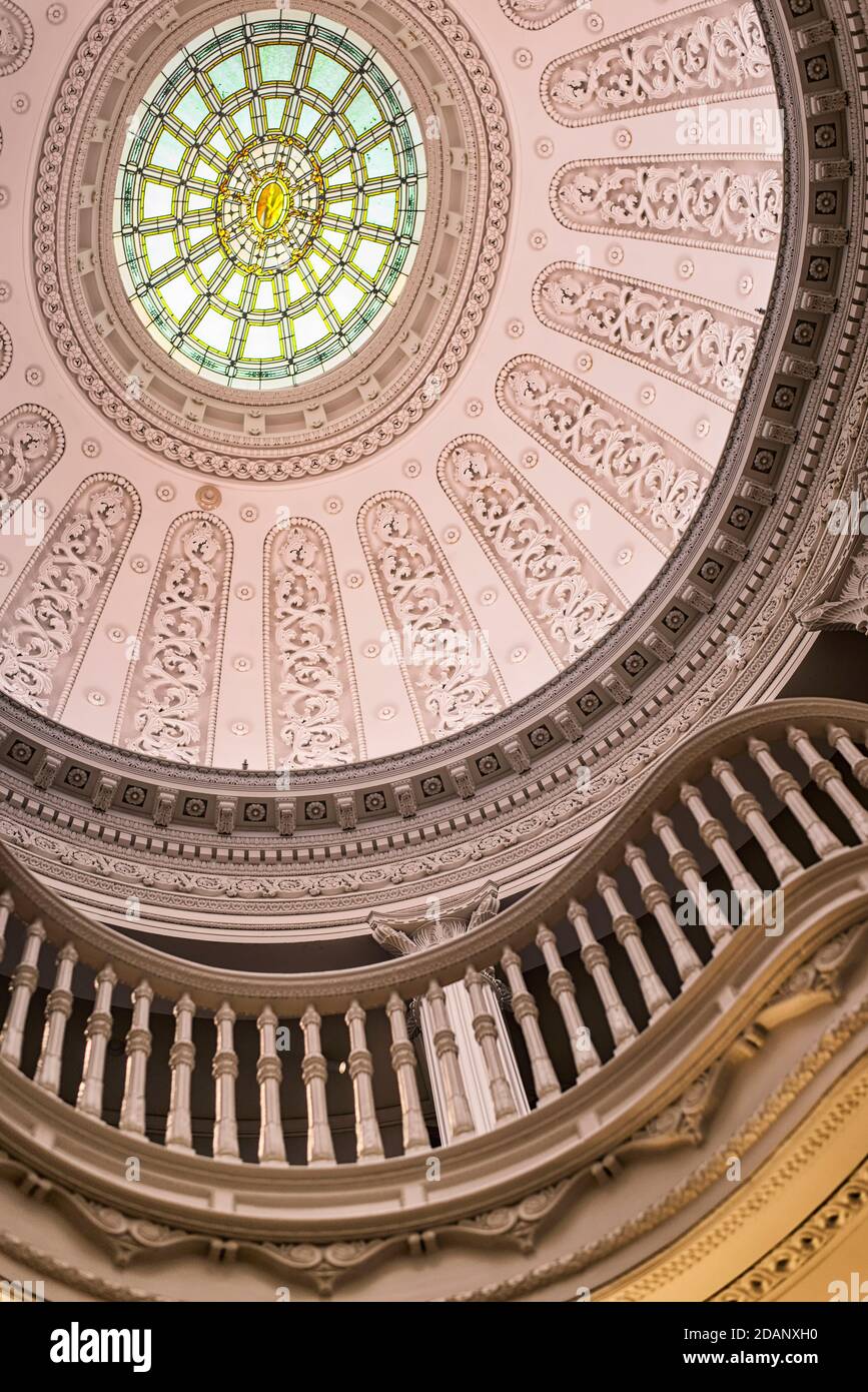 détails architecturaux complexes dans le musée d'art walters de baltimore maryland. Banque D'Images