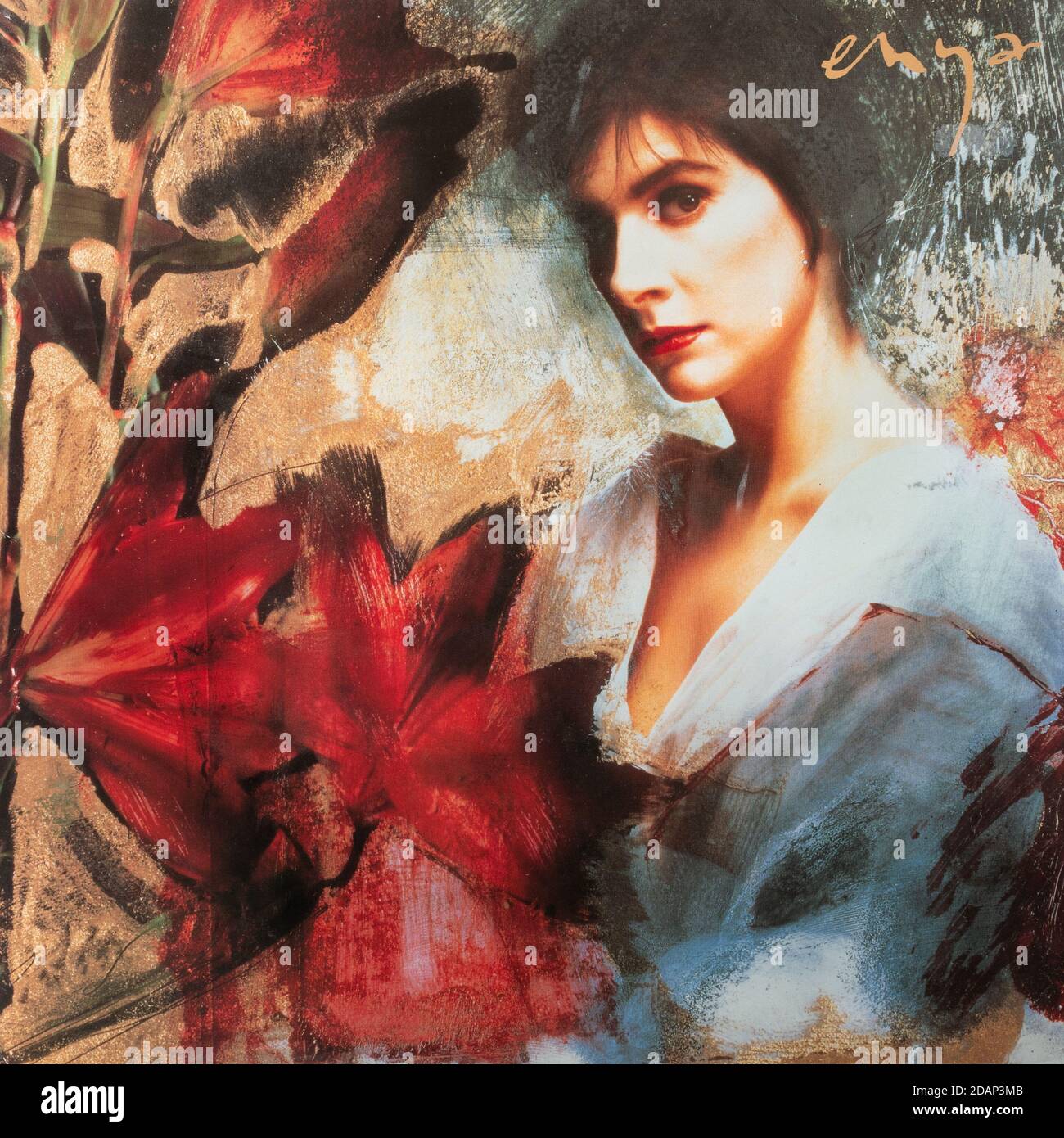 Enya, Watermark, vinyle LP album couverture par le chanteur irlandais et auteur-compositeur Banque D'Images