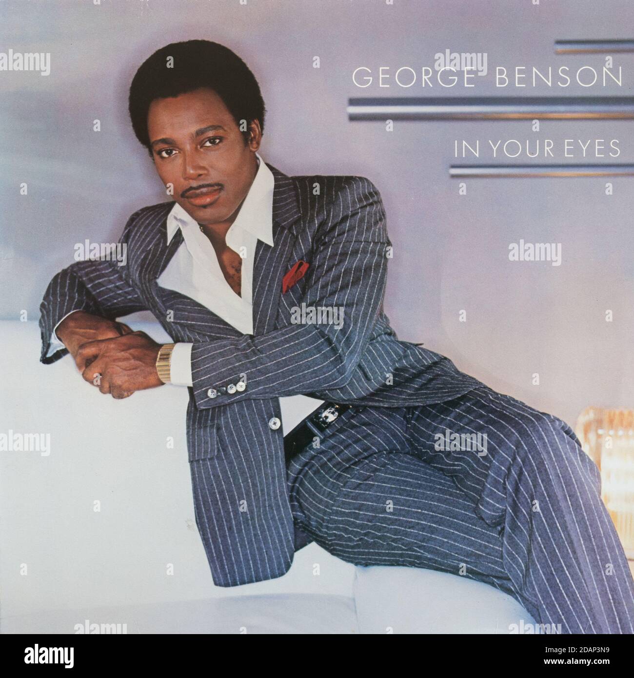 George Benson, dans vos yeux, vinyle LP disque album couverture Banque D'Images